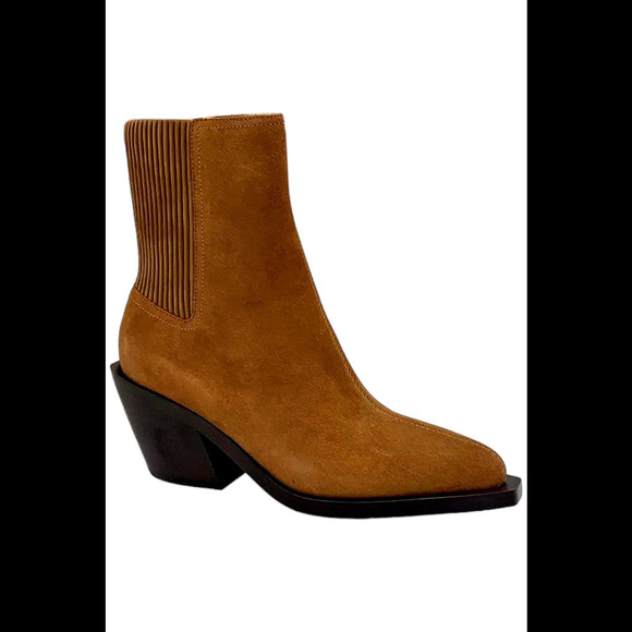 Coach Women's Prestyn Suede Pointed Toe Boots Burnished - Medium - Picture 1 of 3